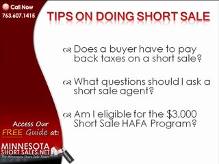Oak Grove Short Sale Tips | Minnesota Short Sale Expert