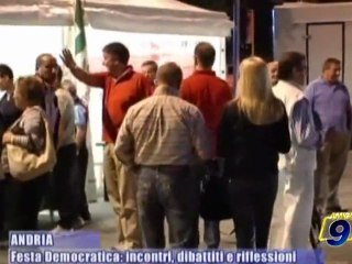 ANDRIA | Festa Democratica: incontri, dibattiti e riflessioni