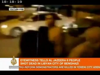 Abdullah to AJ  Libyan police kills 6 protesters