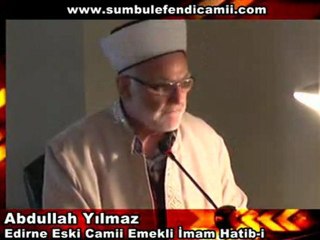Abdullah Yılmaz  ''Cuma Sohbeti''  1 Bölüm