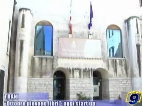 TRANI | Ottobre piovono libri :oggi start-up