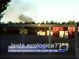 TRANI - ISOLA ECOLOGICA | Si bruciano pneumatici alle spalle del sito