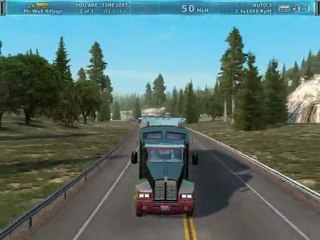 Özel Amerikan Tır'la güzel bir yolculuk-polisten kaçışta var