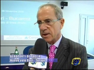 AEROPORTI DI PUGLIA | Nuovo volo Bari - Zurigo