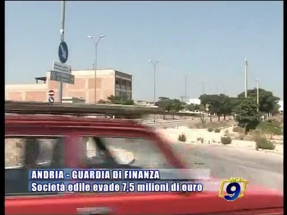 ANDRIA - GDF | Societa' edile evade 7,5 milioni di euro