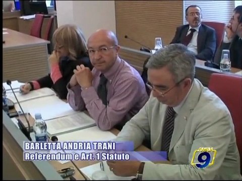 BARLETTA - ANDRIA - TRANI | Referendum art.1 e Statuto