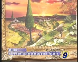 ANDRIA | A S.Maria Vetere grande festa per S.Antonio