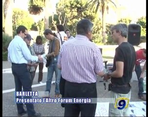BARLETTA | Presentato l'Altro Forum Energia