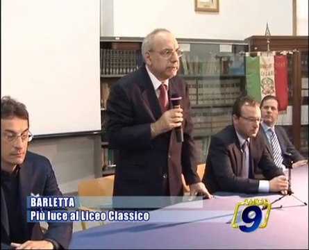 BARLETTA | Più luce al liceo classico Casardi