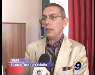 TRANI | Pappolla: Bilancio, imposte ridotte