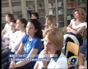 BARLETTA | Cittadinanza e Costituzione: un progetto in Rete