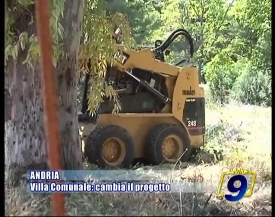 ANDRIA | Villa Comunale, procedono i lavori ma cambia il progetto