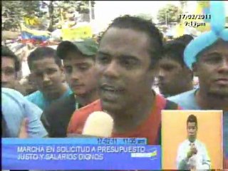 La Marcha de los Huesos en Maracay (17/02/2011)