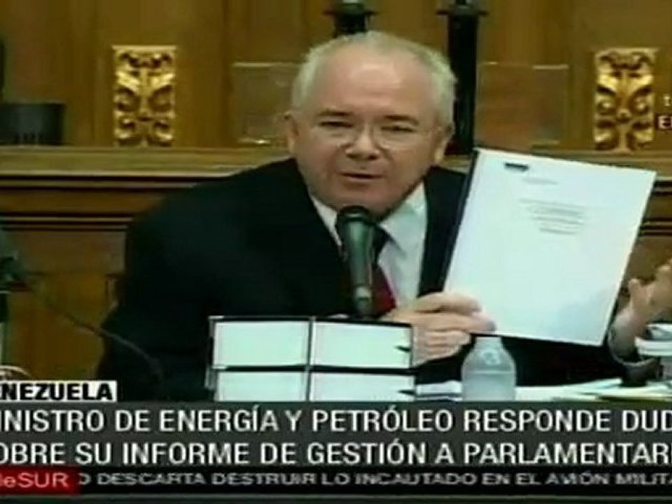 Ministro de Petróleo venezolano ratifica que el país tiene las mayores reservas del mundo