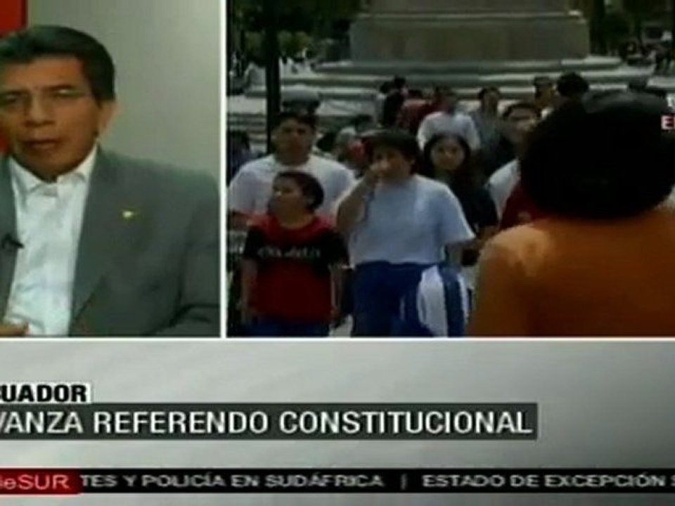 Zambrano: reestructuración plena de la justicia en Ecuador