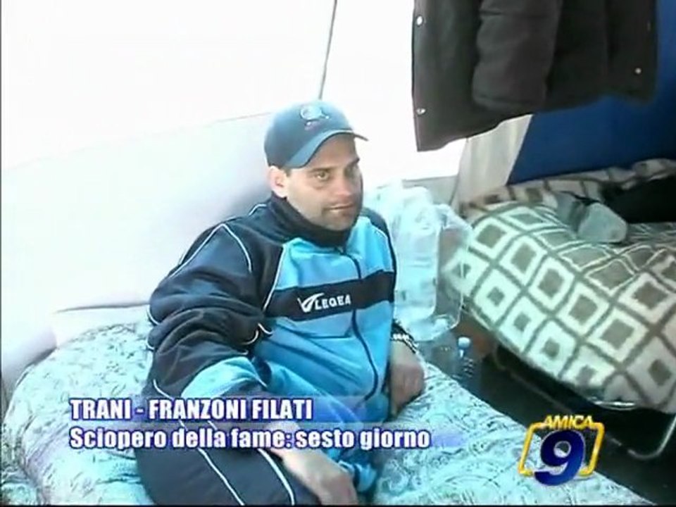 TRANI | Sesto giorno di sciopero della fame per gli ex operai della Franzoni-Filati