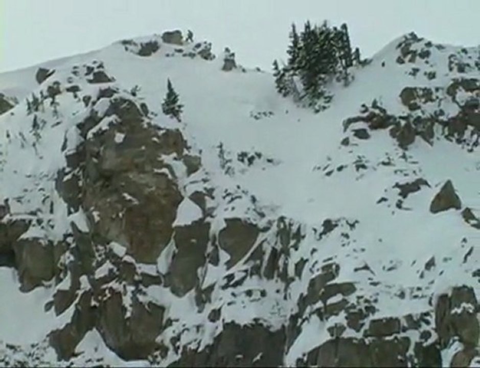 Huge cliff drop 65'