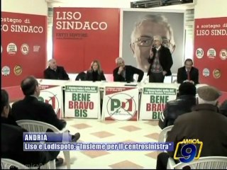 ANDRIA | Liso e Lodispoto: "Insieme per il centrosinistra"