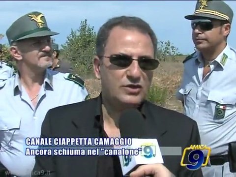 CANALE CIAPPETTA CAMAGGIO | Ancora schiuma nel canalone