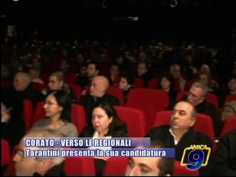 CORATO | Regionali 2010 | Tarantini presenta la sua candidatura (La Puglia Prima di Tutto)