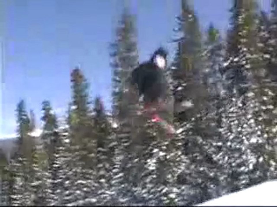 this guy has fun on the snow