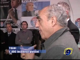 TRANI | L'UDC incontra i giovani
