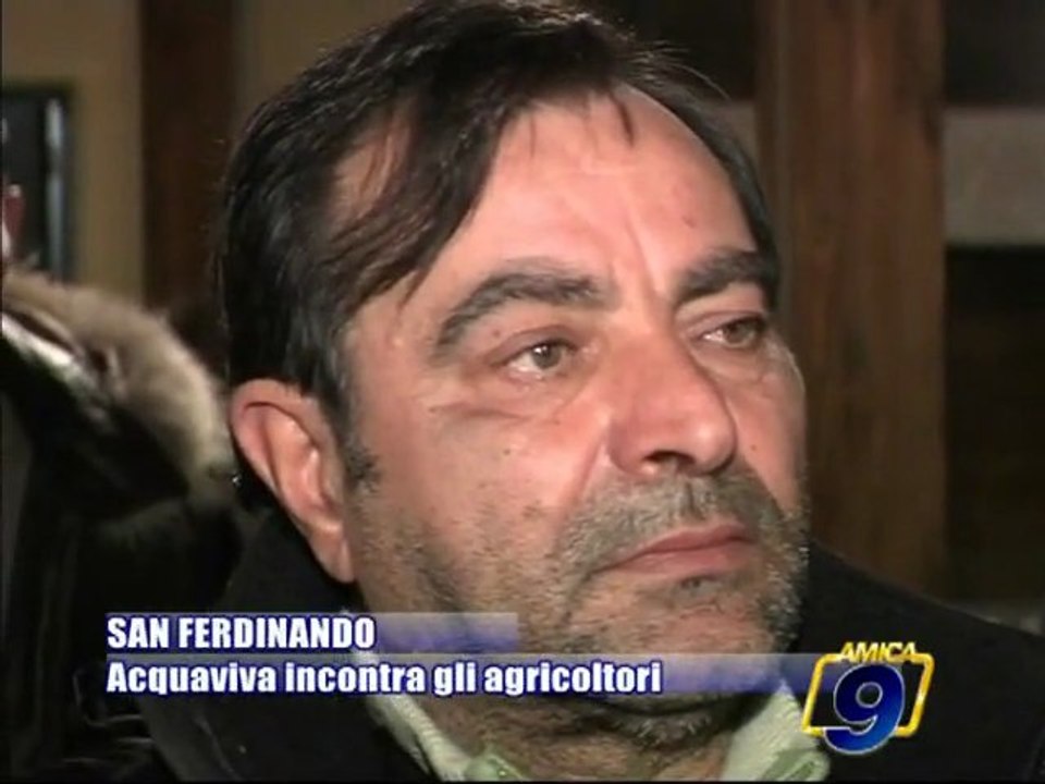 SAN FERDINANDO | Acquaviva incontra gli agricoltori