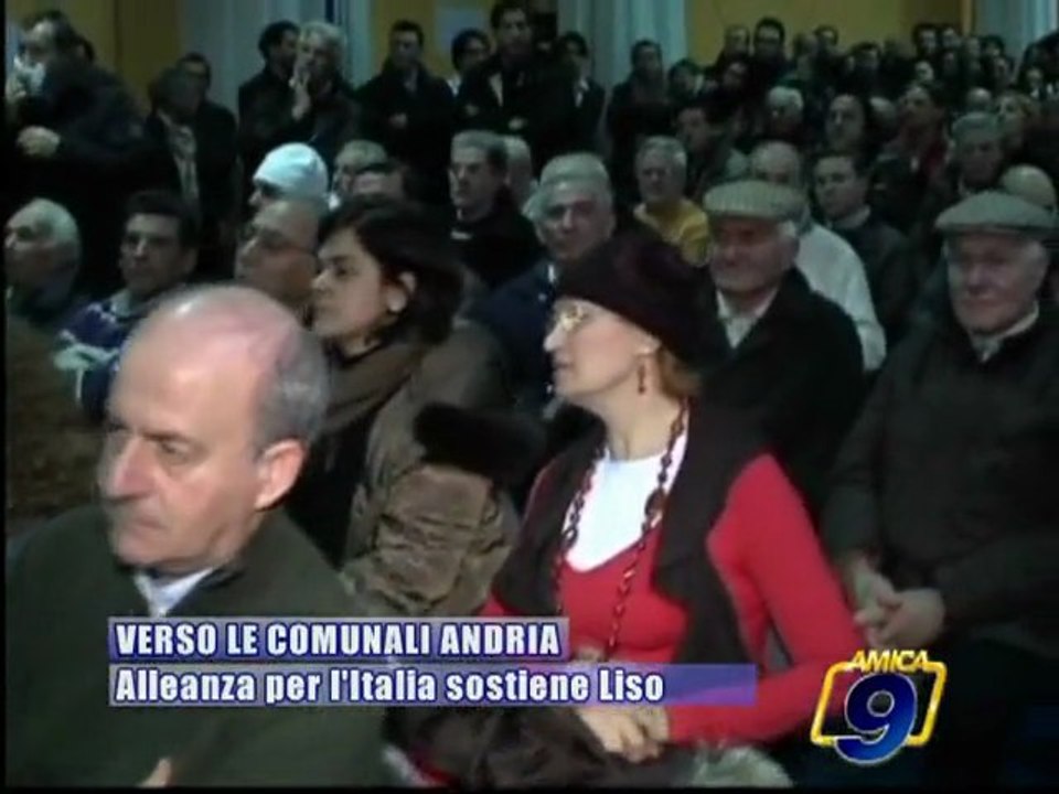 ANDRIA | Comunali 2010.  Alleanza per l'Italia sostiene Liso