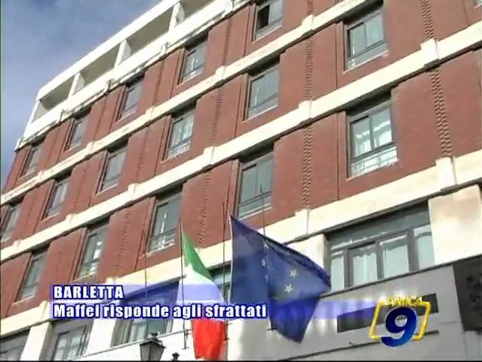 BARLETTA | Maffei risponde agli sfrattati