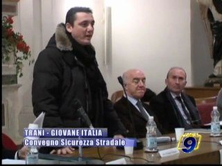 TRANI | Convegno sicurezza stradale Giovane Italia