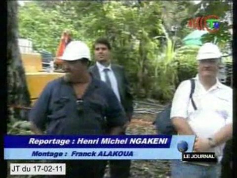 Travaux préliminaires du forage d’exploitation de la Cominco