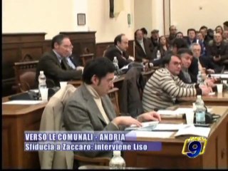ANDRIA | Sfiducia a Zaccaro, interviene Liso