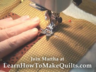 How to Make a Quilt  Step Six  Hand, Machine, or Tie Layers