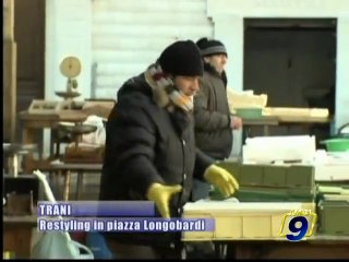 TRANI. Piazza Longobardi pronta al restyling