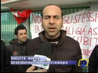 BARLETTA. BARSA, gli ex interinali chiedono il reintegro