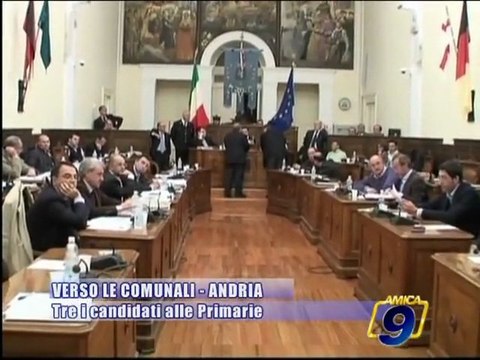 ANDRIA - COMUNALI 2010, Tre i candidati alle Primarie (Nunzio Liso, Franco Piccolo, Emanuele Sgarra)