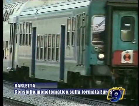 BARLETTA. Consiglio monotematico sulla fermata Eurostar