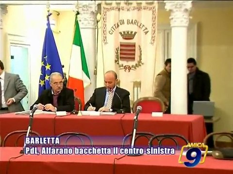 BARLETTA - PdL, Alfarano bacchetta Maffei ed il centro-sinistra