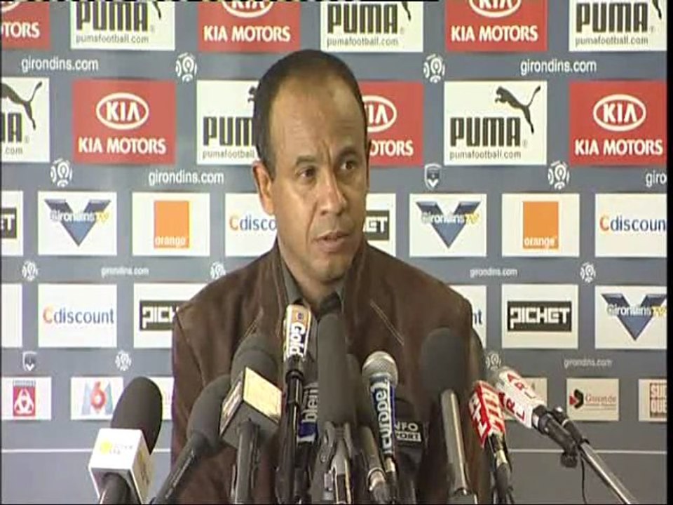 Conférence de presse de Tigana avant Lorient-Bordeaux