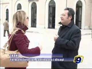 TRANI - Fermate Eurostar, continuano i disagi