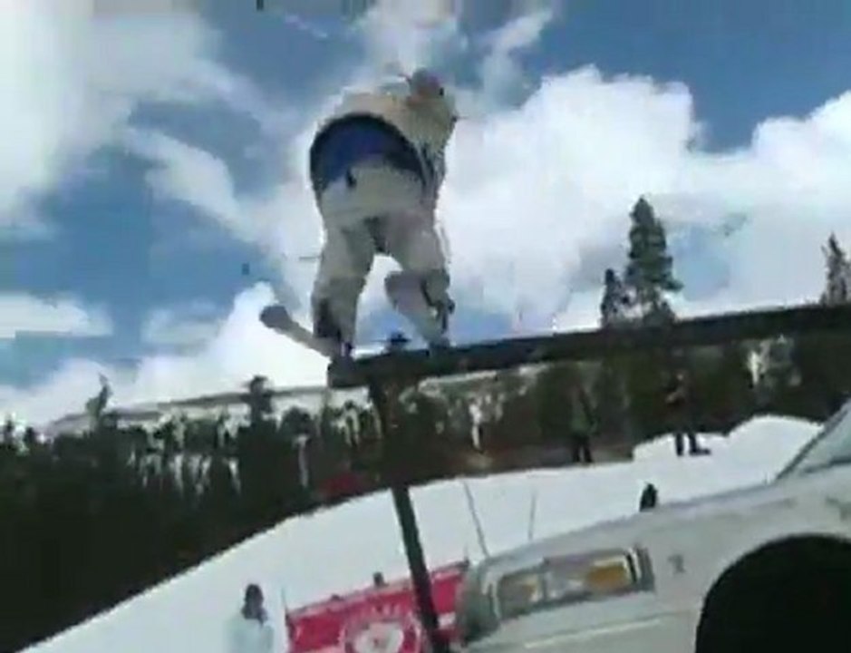 ha ha. rail slide on this stretch suv.