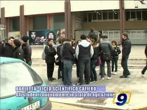 BARLETTA. Liceo Cafiero, gli studenti nuovamente in stato di agitazione