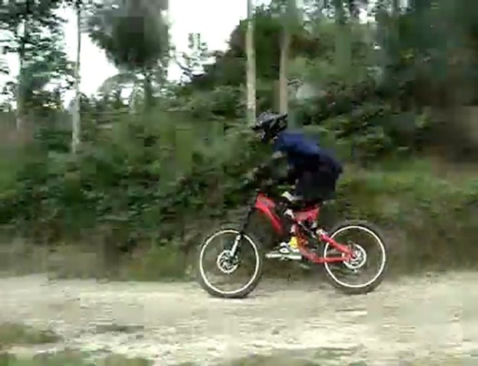 Freeride drop at porc
