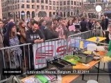 Belgians celebrate 'French Fries... - no comment