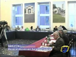 BARLETTA. Revocati gli Assessori Surgo e Crudele