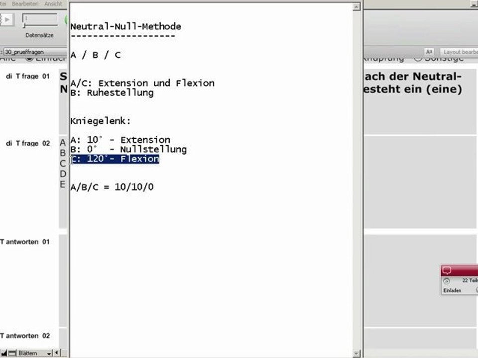 Neutral-Null-Methode - Heilpraktikerausbildung