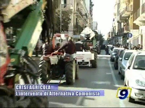 CRISI AGRICOLA. L'intervento di Michele Rizzi (Alternativa Comunista)