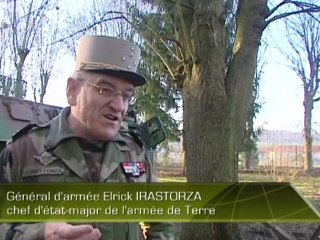 Visite du CEMAT au 1er RI