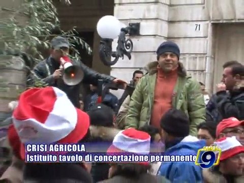 CRISI AGRICOLA. Istituito tavolo di concertazione permanente