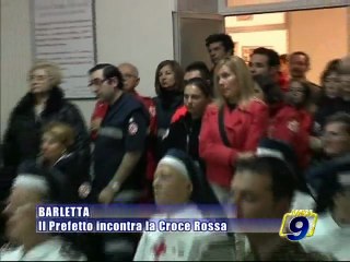 BARLETTA. Il Prefetto Sessa incontra la Croce Rossa